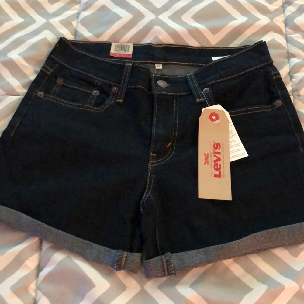 Blue jean shorts